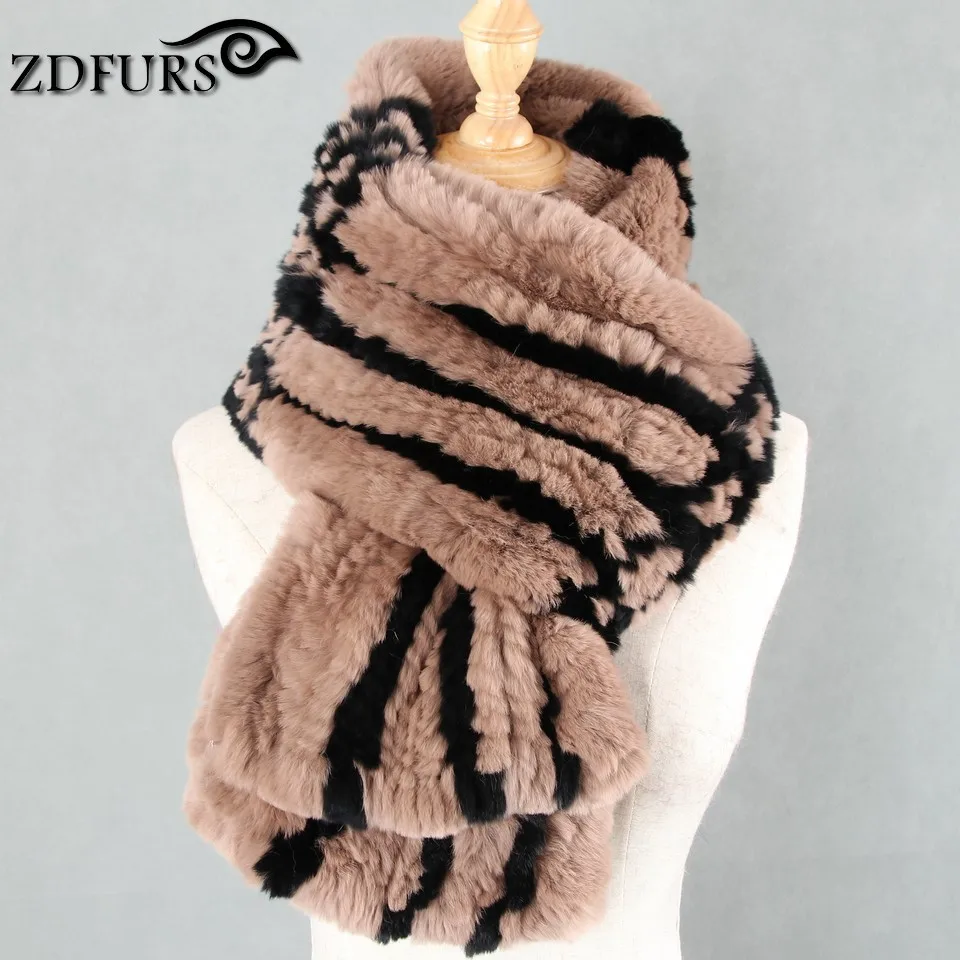 ZDFURS * 2017 новые высококачественные натуральный мех кролика Рекс Женские длинные