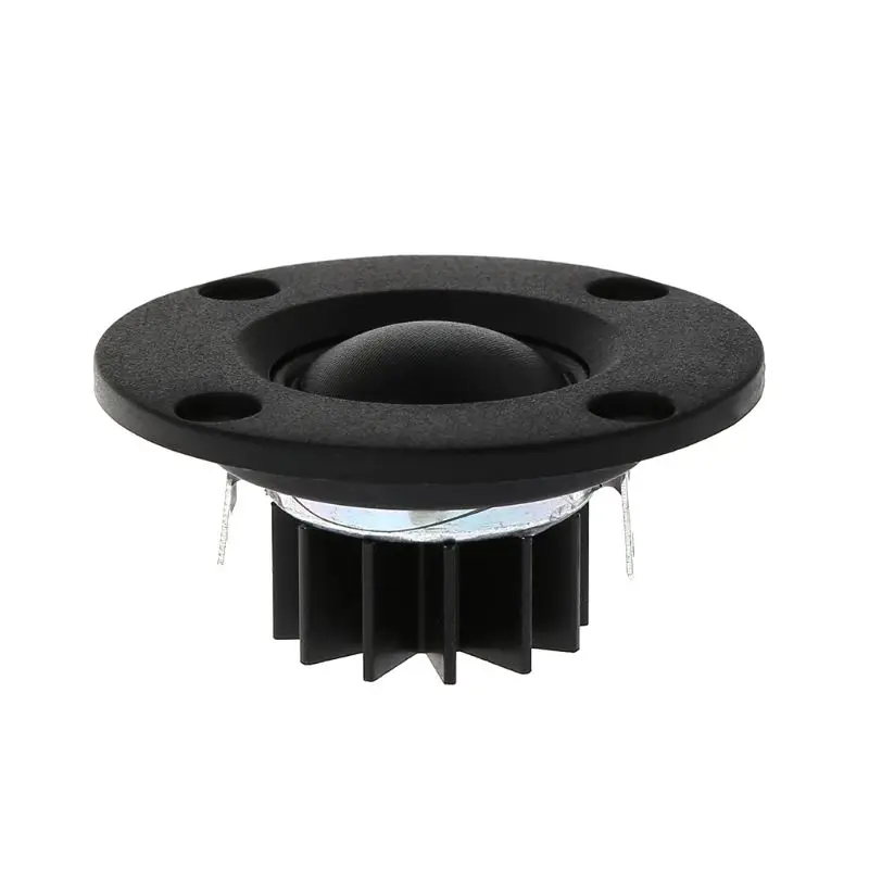 2 шт. " дюймовый 6Ohm 30 Вт твитер купольный Шелковый пленочный твитер Hifi ВЧ динамик аудио громкий динамик с радиатором