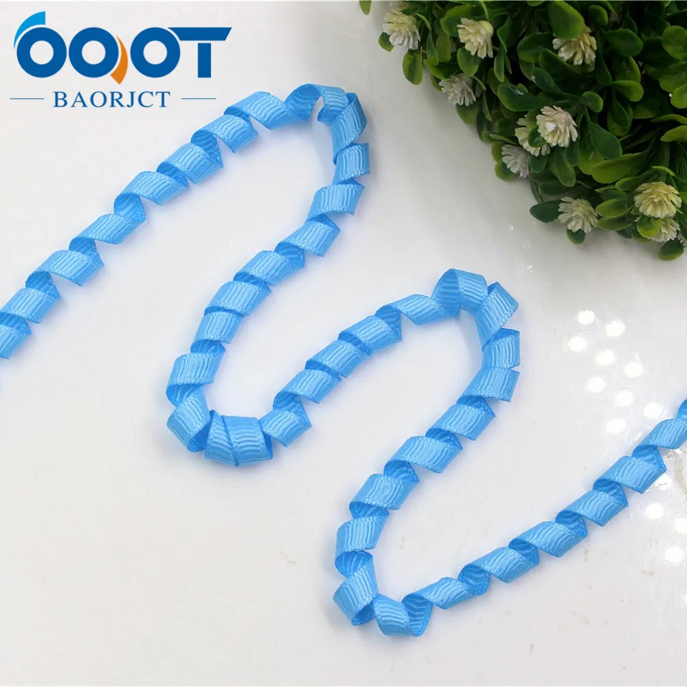 OOOT BAORJCT 178251 6 мм однотонная корсажная кудрявая лента для шпильки головной убор