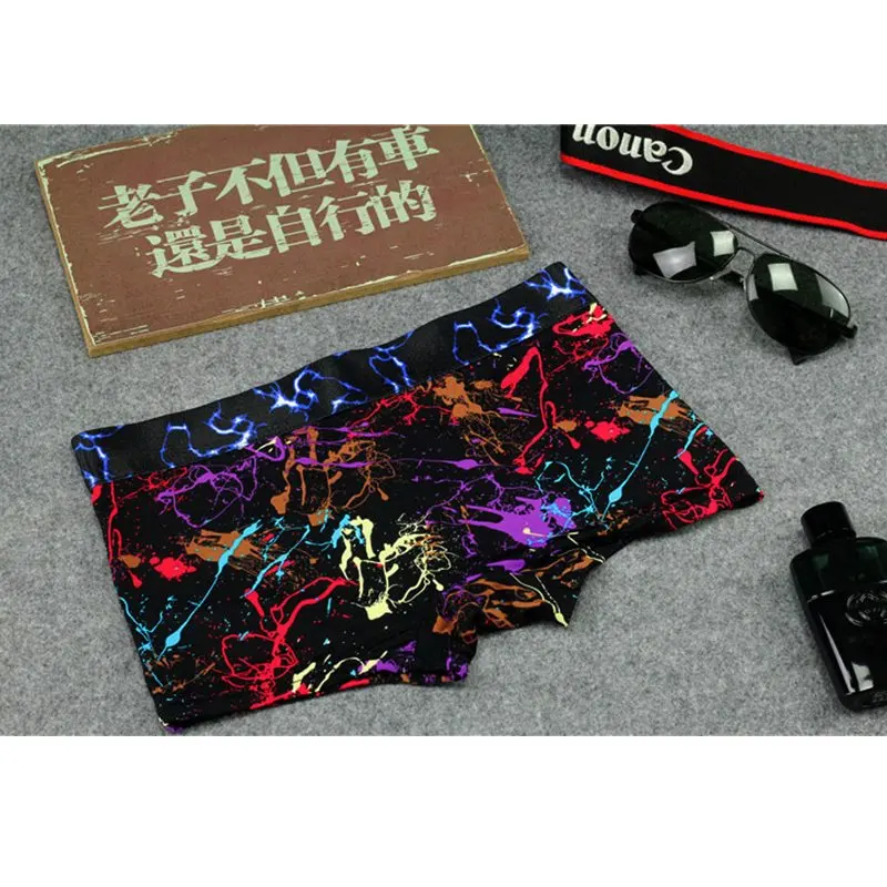 Multi color Pholeey/шелковые трусы с буквенным принтом и низкой талией, женские трусы, женское нижнее белье, M-2XL, P18171 - Цвет: Multi color