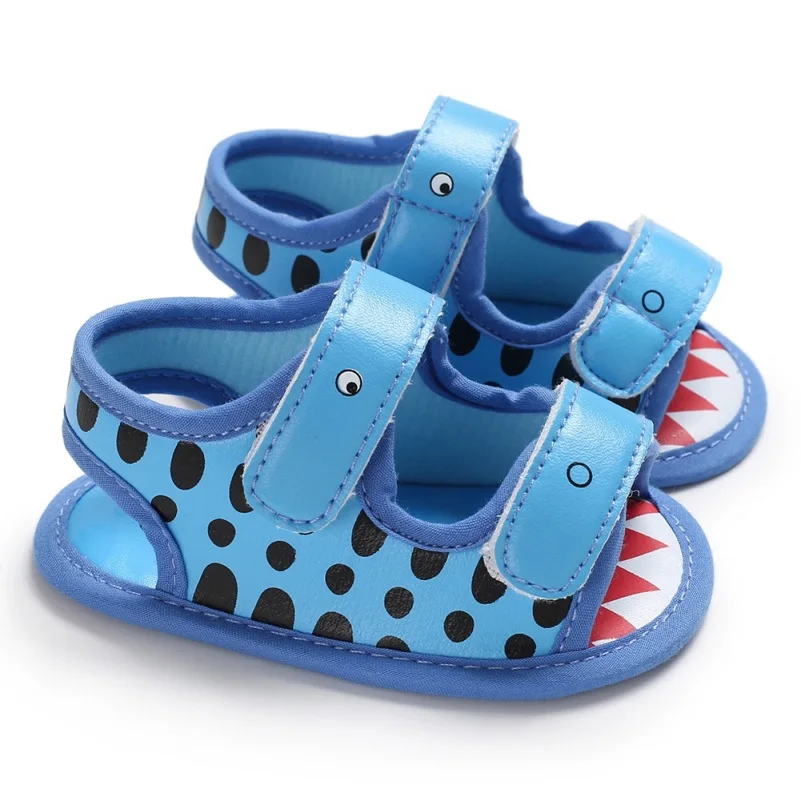 

Summer Baby Boys Breathable Anti-Slip Casual Cartoon Shoes Sandals Toddler Soft Soled 0-18M