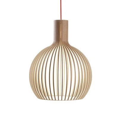 Современный деревянный светильник в виде птичьей клетки Norbic Home Deco бамбук Юго-Восточной Азии подвесной светильник E27 лампа люстры Pendentes - Цвет абажура: A