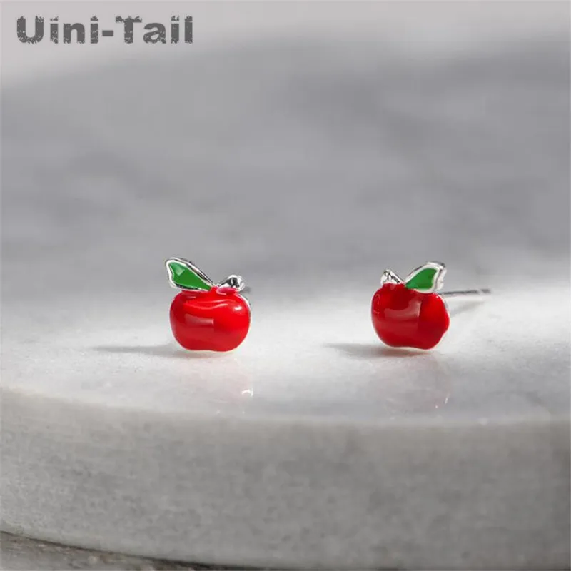 Новое поступление 2019 рождественские серьги Uini-Tail из стерлингового серебра 925
