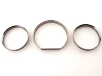 chrome styling dashboard gauge ring set for mercedes benz w124