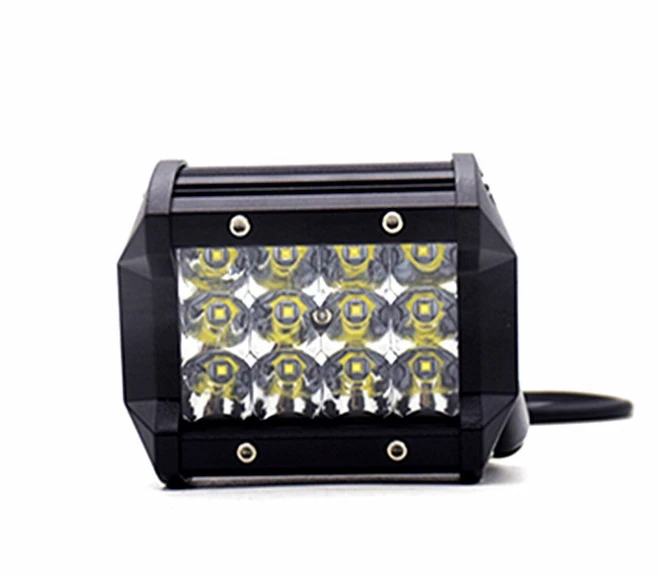 12-80 в 36 Вт белый LED Len квадратной формы прожектор фара для автомобиля мотоцикла