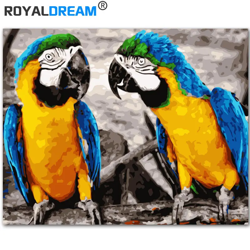 

ROYALDREAM DIY Painting By Numbers Canvas Painitng Canvas Painting For Wedding Decoration Drop Shipping