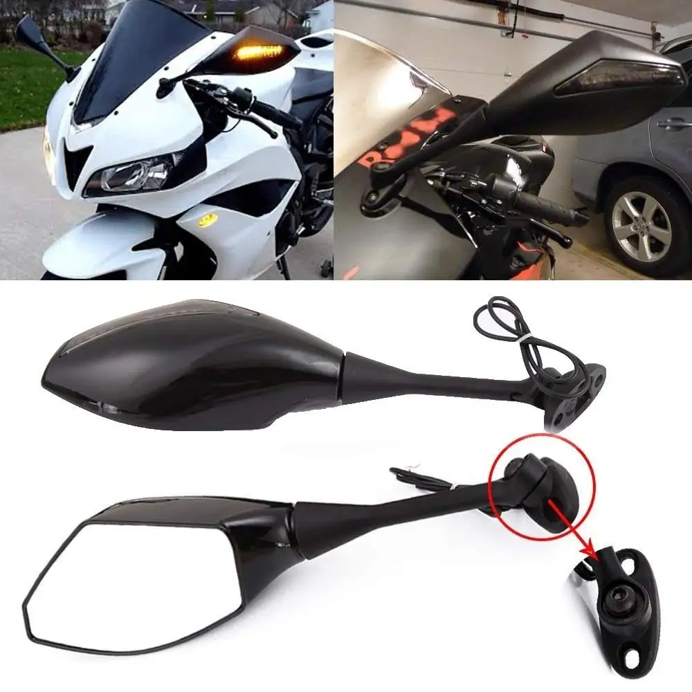 Зеркало заднего вида для мотоцикла Honda CBR600RR CBR1000RR CBR 600 1000 RR | Автомобили и