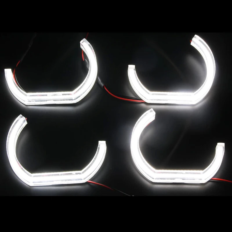 

4x For DTM Style White Crystal LED angel eyes BMW 3 Series E90 E92 E93 M3 Coupe and cabriolet 2007-2013 Car styling