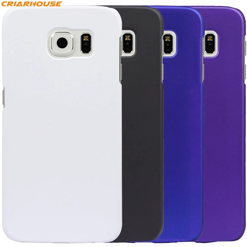 Простой цветной жесткий чехол для телефона из ПК Samsung Galaxy S3 S4 S5 S6 S7 S8 Edge Mini Neo SIII A3 A5