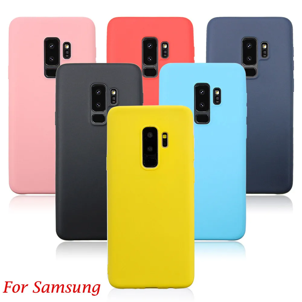 TPU Soft Cover For Samsung Galaxy S8 S9 Plus A5 J5 2017 A7 A8 A6 J6 2018 Case Fundas Note 9 8 S7 S6 Edge |