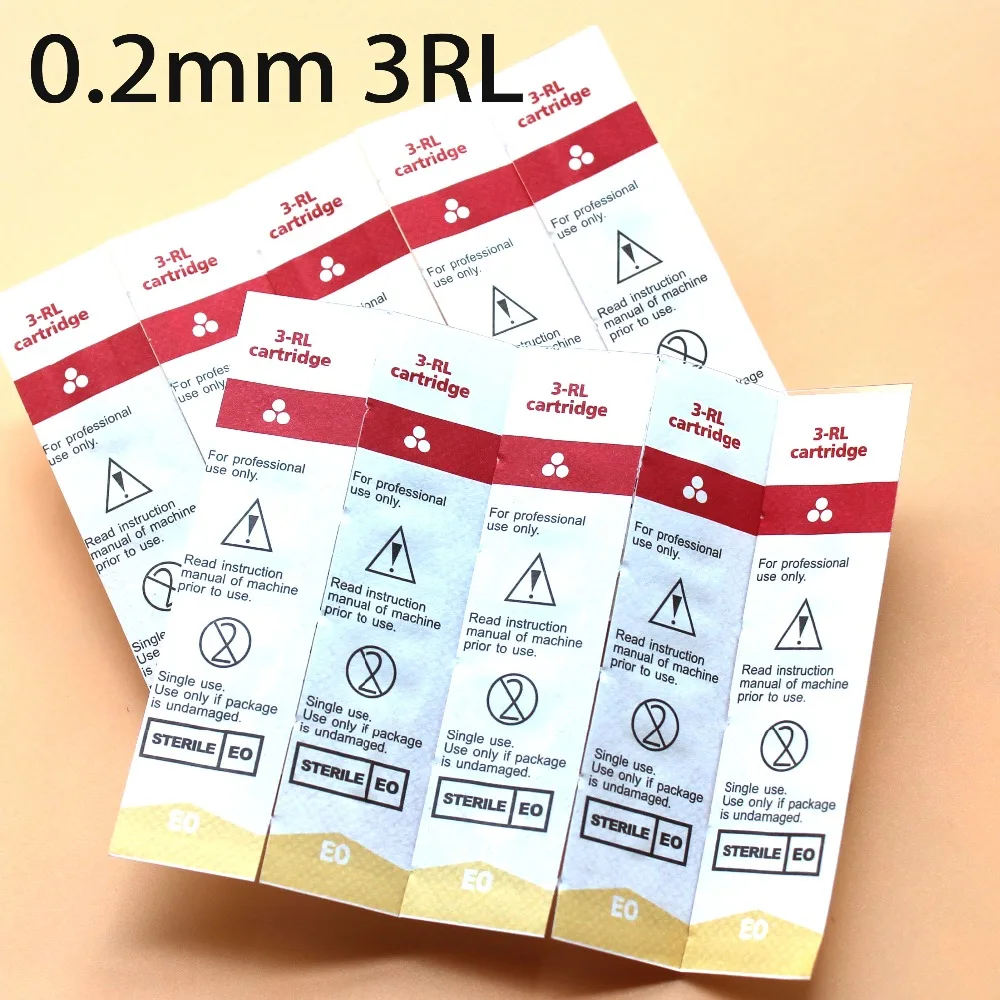 50 шт./кор. стерилизованные картридж иглы татуировки 3RL/3RS/3F/3 наклона для Nouveau Contour
