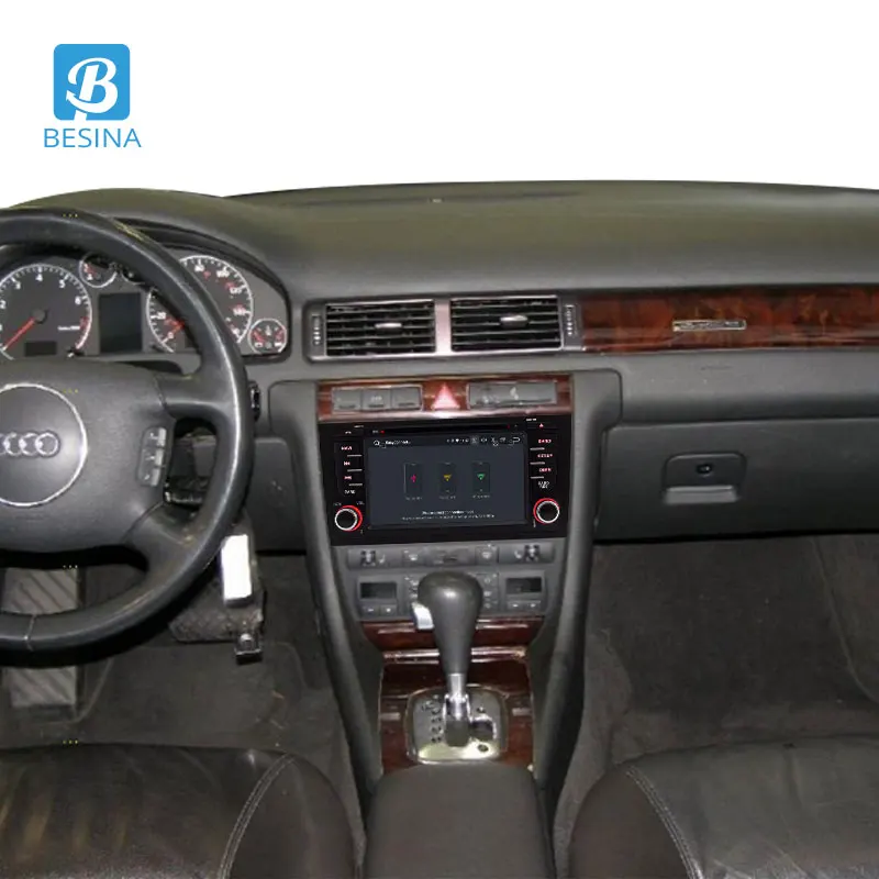 Besina 7 дюймов 2 Din Авто Радио Android 10 0 Автомобильный DVD плеер для AUDI A6 S6 RS6 GPS навигация