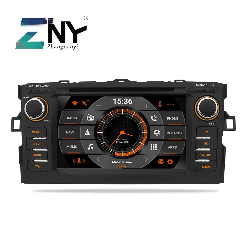 Android 9 0 автомобильный dvd плеер 2 DIN Авторадио для Toyota Auris 7 &quotips Мультимедиа Bluetooth gps