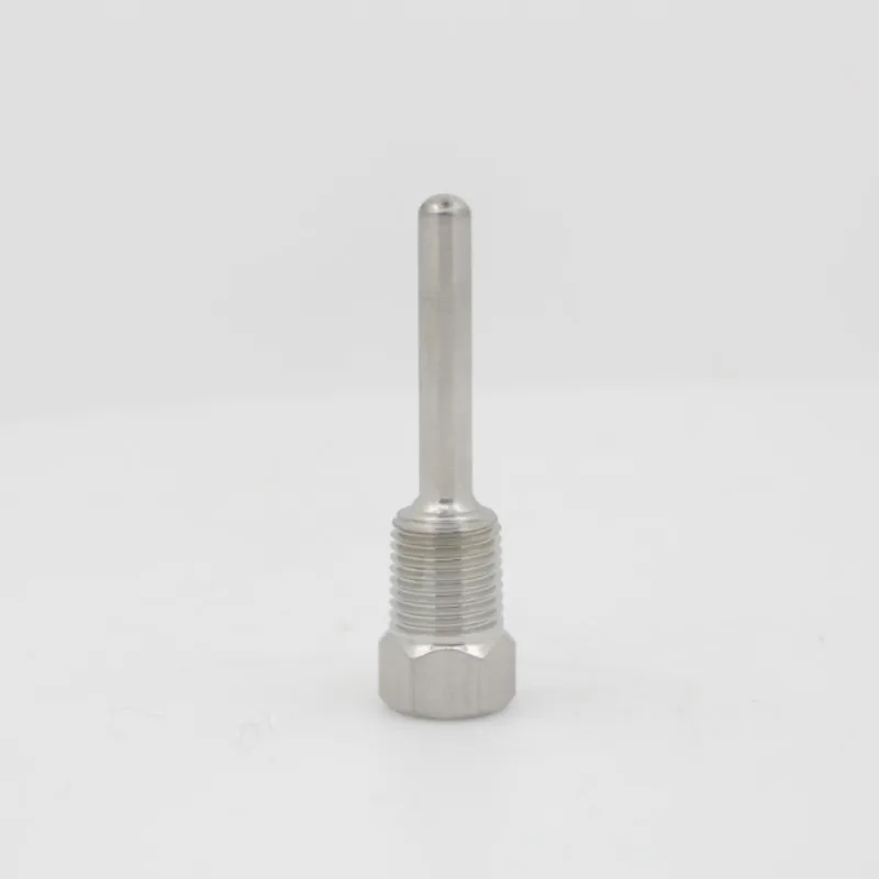 Погружной Карманный рукав Thermowell из нержавеющей стали 304 BSP 1/4 дюйма наружный