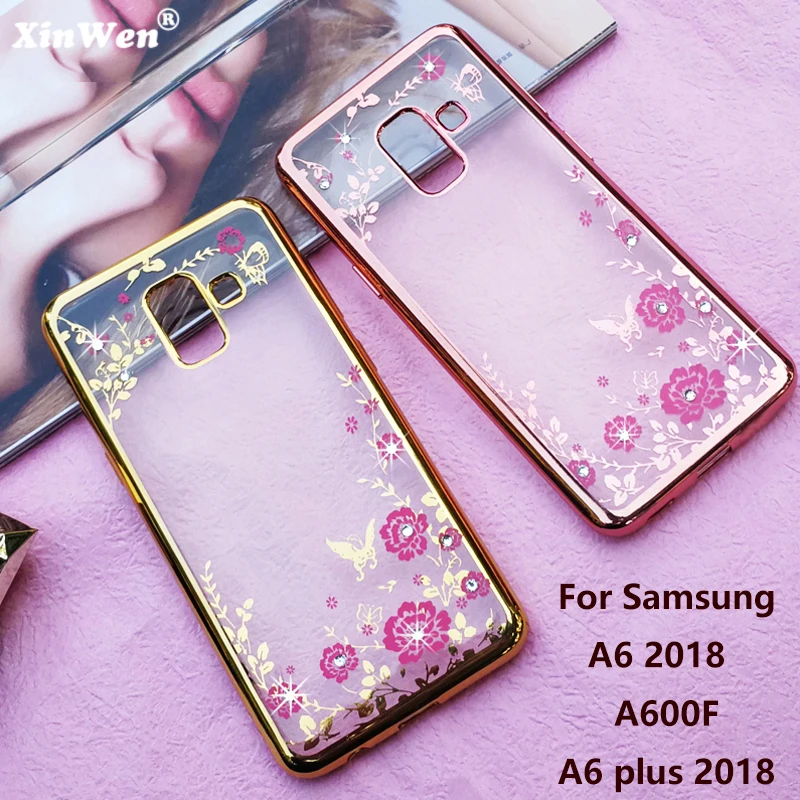 XinWen прозрачный чехол на заднюю панель телефона для samsung galaxy A6 2018 plus силиконовые
