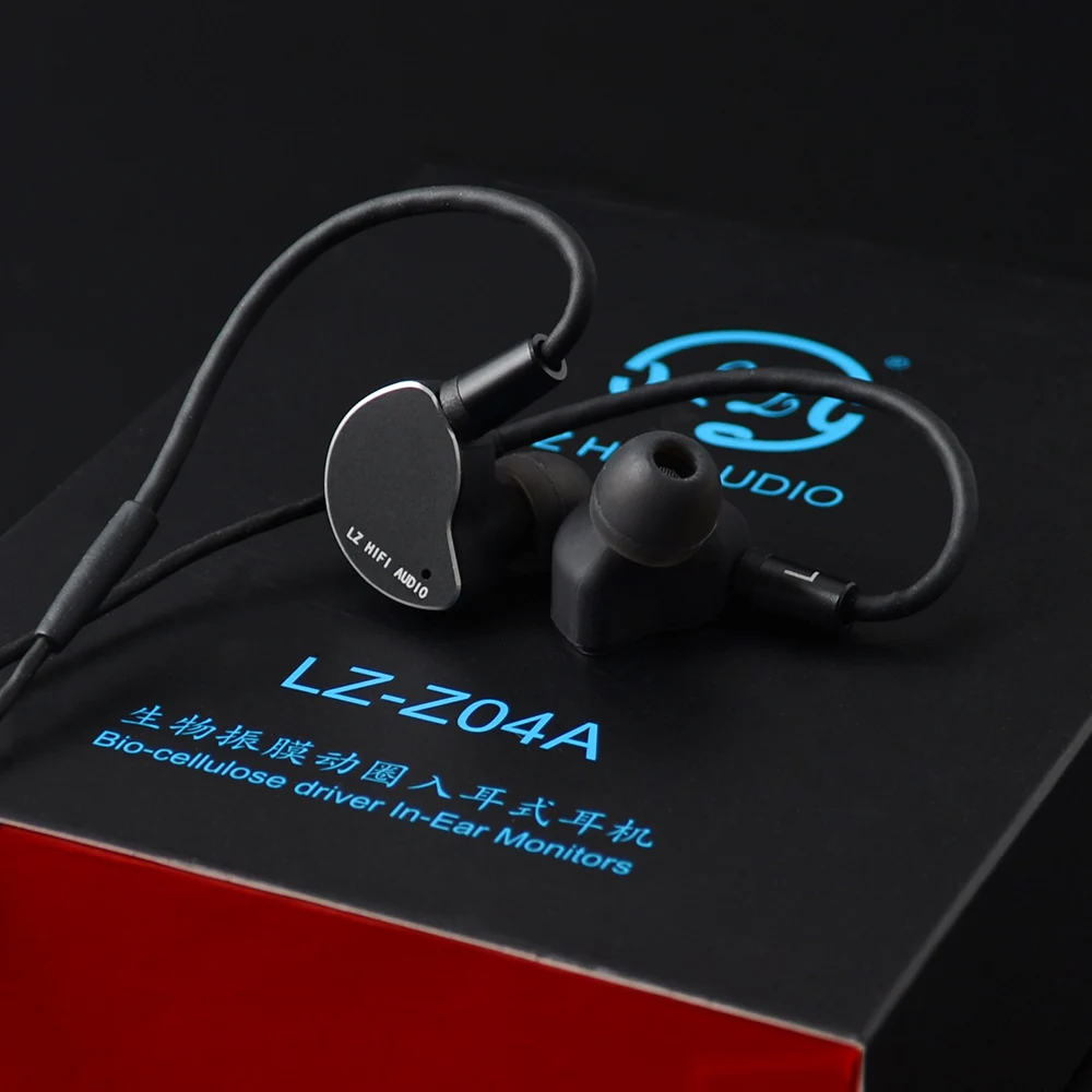LZ Z04A наушники-вкладыши динамический привод HIFI IEM металлическая гарнитура вкладыши со съемным разъемом MMCX кабель MMCX съемный