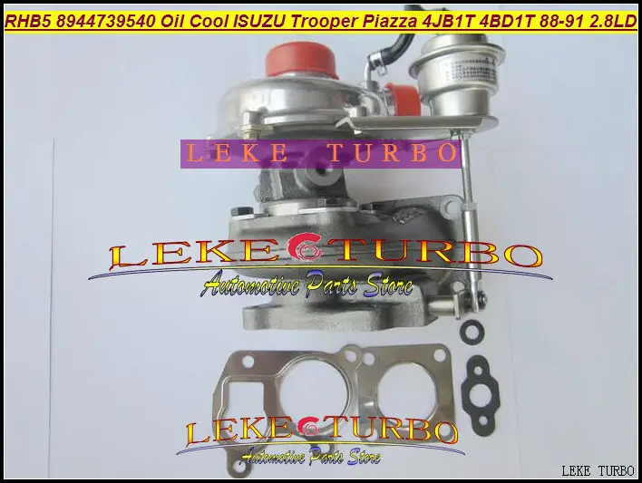 Турбокомпрессор с масляным охлаждением RHB5 VI58 8944739540 для Holden ISUZU Trooper Rodeo площадь 4JB1T