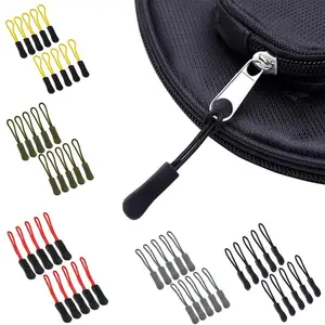 10 шт.компл. EDC Сумка для кемпинга на молнии тянет сменный рюкзак одежда на молнии Шнур Съемник слайдер снаряжение для походов