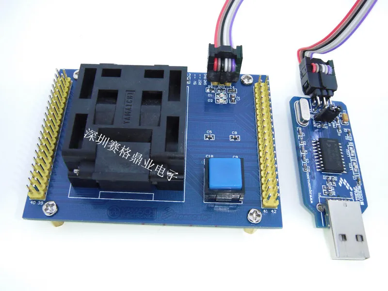 Оригинальный Freescale IC тестовое сиденье MC9SXS128MAA mc9s12xs128 горящая программа QFP80 гнездо