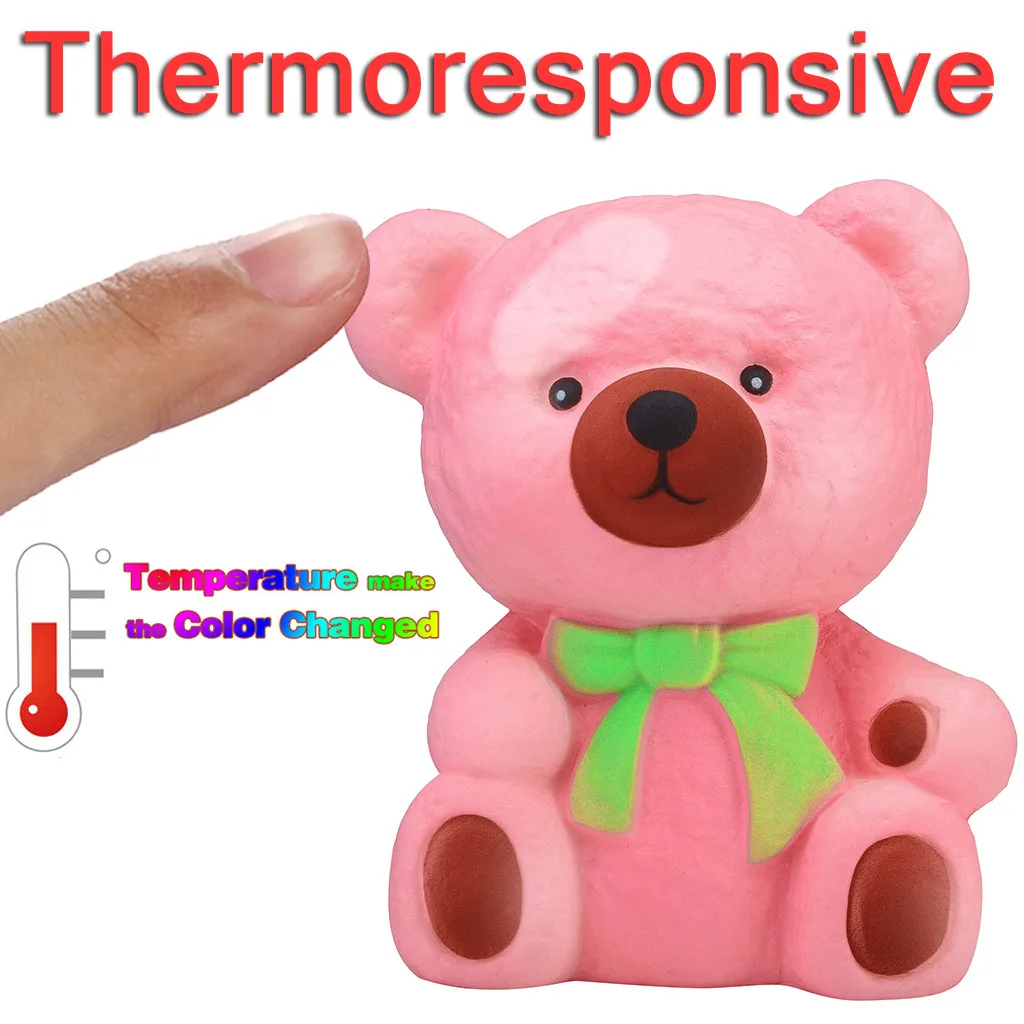 TheThermal Heat Induction Squishies Bear Slow Rising Scented Reliever Stress Toys Gift Toy Funny Kids Dropship YE12.18 | Игрушки и хобби