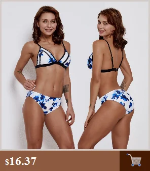 Бикини женские набор бикини купальники для женщин размера плюс новые сексуальные женские Пуш-Ап черные кружевные с принтом нейлон Sierra Surfer