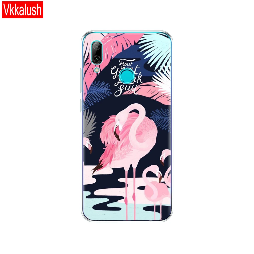 80034 Чехлы для Huawei P Smart, силиконовая Мягкая задняя крышка из ТПУ для Huawei P Smart Plus, чехол для Huawei P Smart Z, бампер - Цвет: 80034