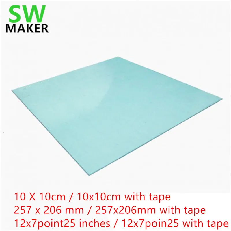 

2pcs PEI Sheet for Build Plate Replicator 5th Generation Replicator 2/mini 3D Printer Polyetherimide plate