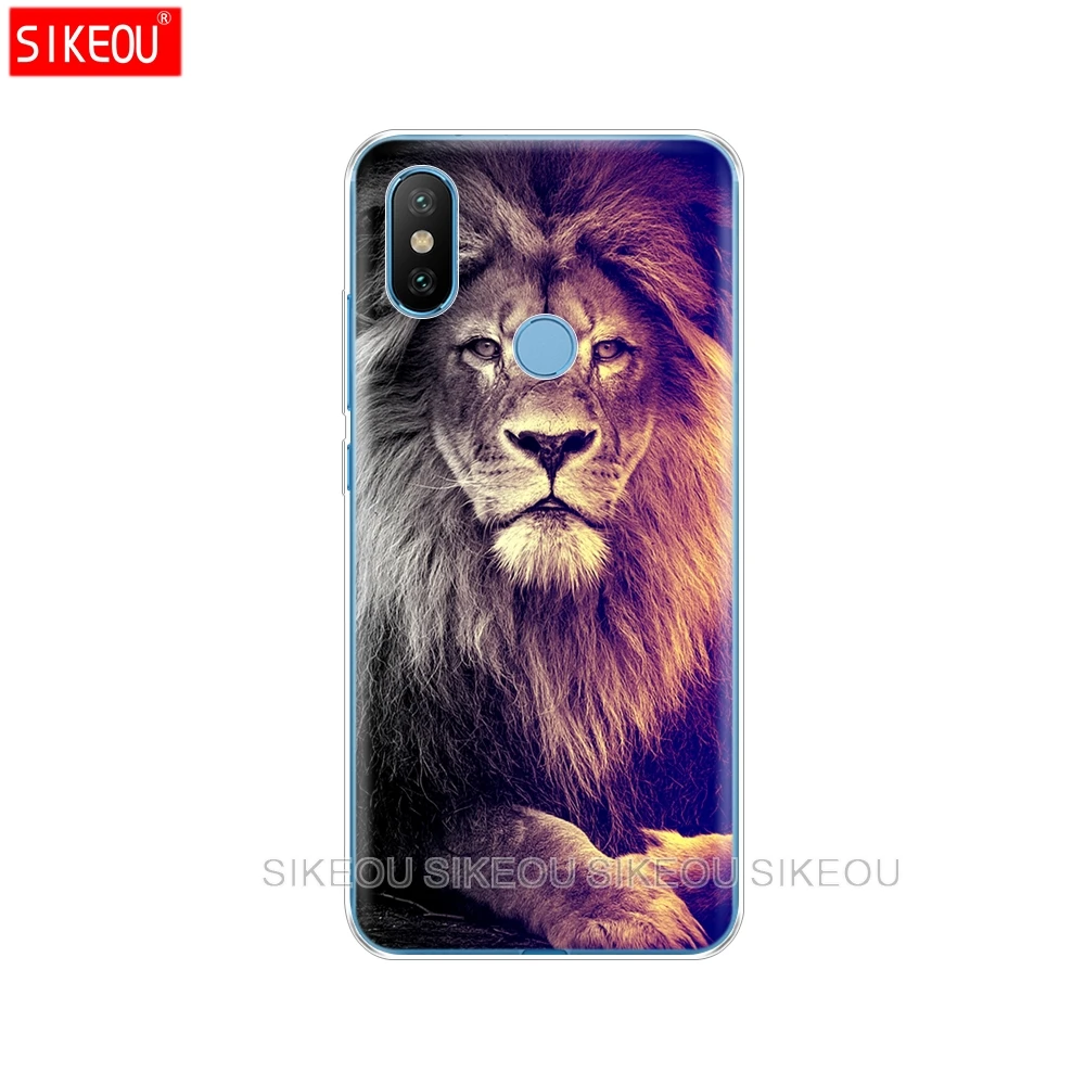 Силиконовый чехол для Xiaomi Mi 8 8SE A1 A2 lite 5 5S 5X 6 Mi5 MI6 NOTE 3 MAX Mix 2 2S Чехол король зверей лев