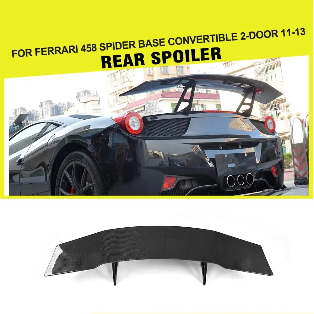 Задняя крышка для автомобиля из углеродного волокна Ferrari 458 Spider Base Convertible 2 Door 2011 2012