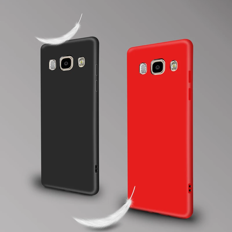 Jderv Прозрачный чехол для samsung Galaxy J3 2016 силиконовый J5 J 3 2015 360 черный телефона