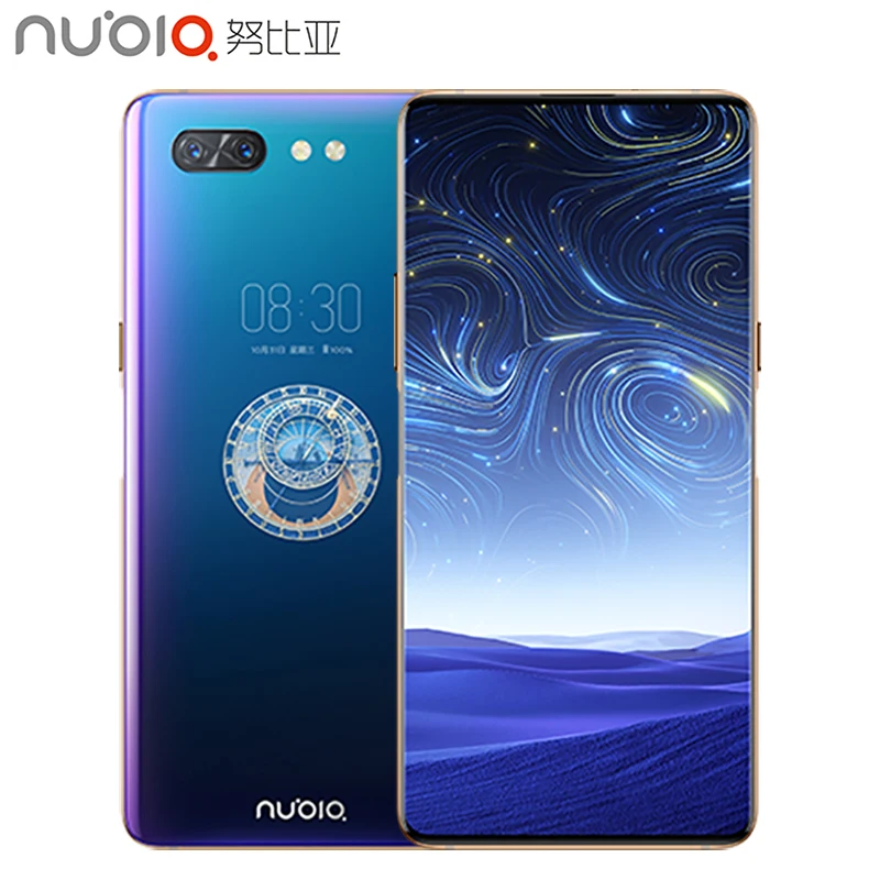 Оригинальный мобильный телефон Nubia X 6 26 дюймов 8 Гб ОЗУ 512 ПЗУ Snapdragon 845 Octa core Android 1 Dual