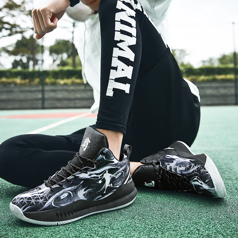 HUMTTO Женская Мужская баскетбольная обувь мужские амортизирующие кроссовки