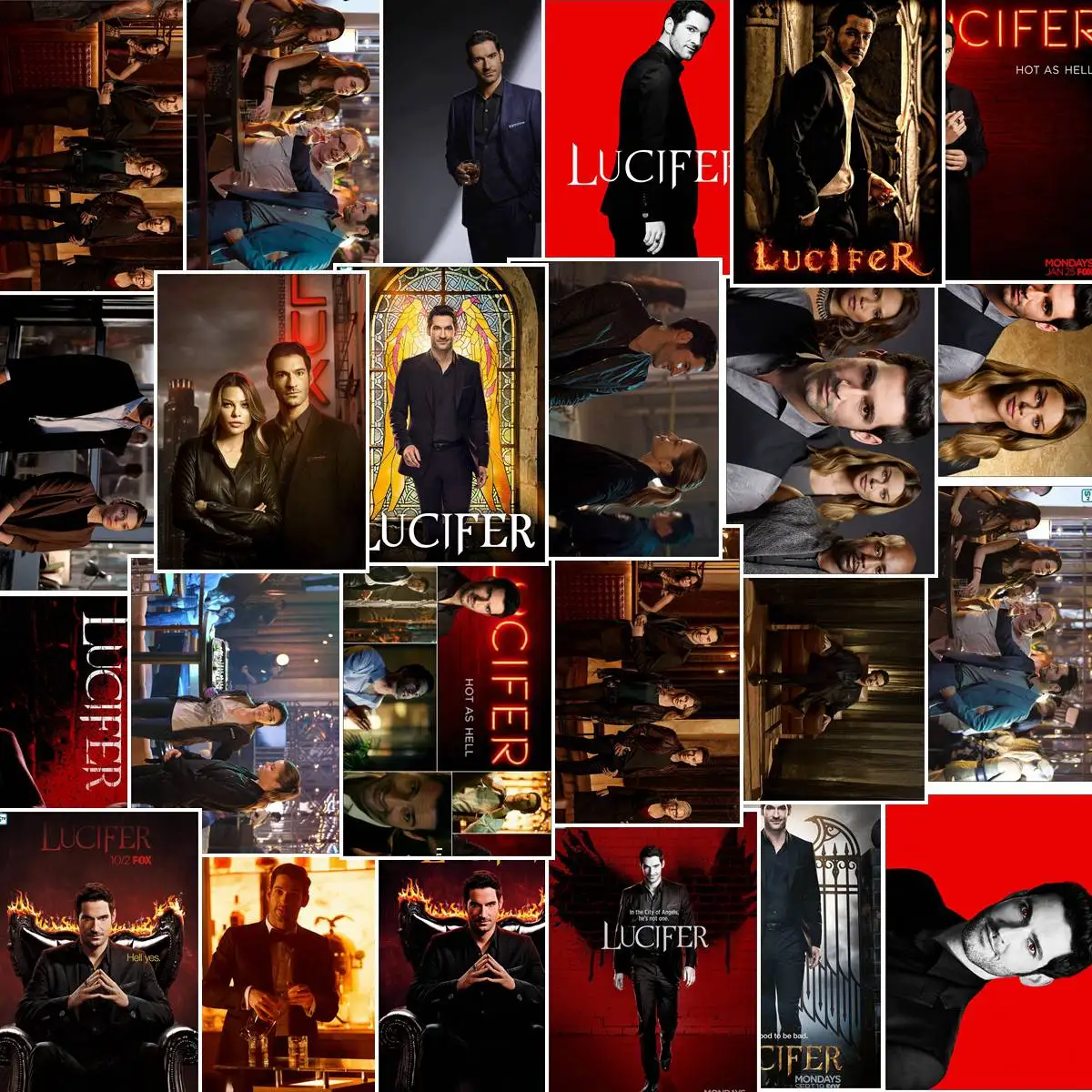 25 шт./лот, водостойкая ТВ-наклейка Lucifer, ПВХ, s для ноутбука, мотоцикла, скейтборда, стикеры для багажа, игрушка, наклейка