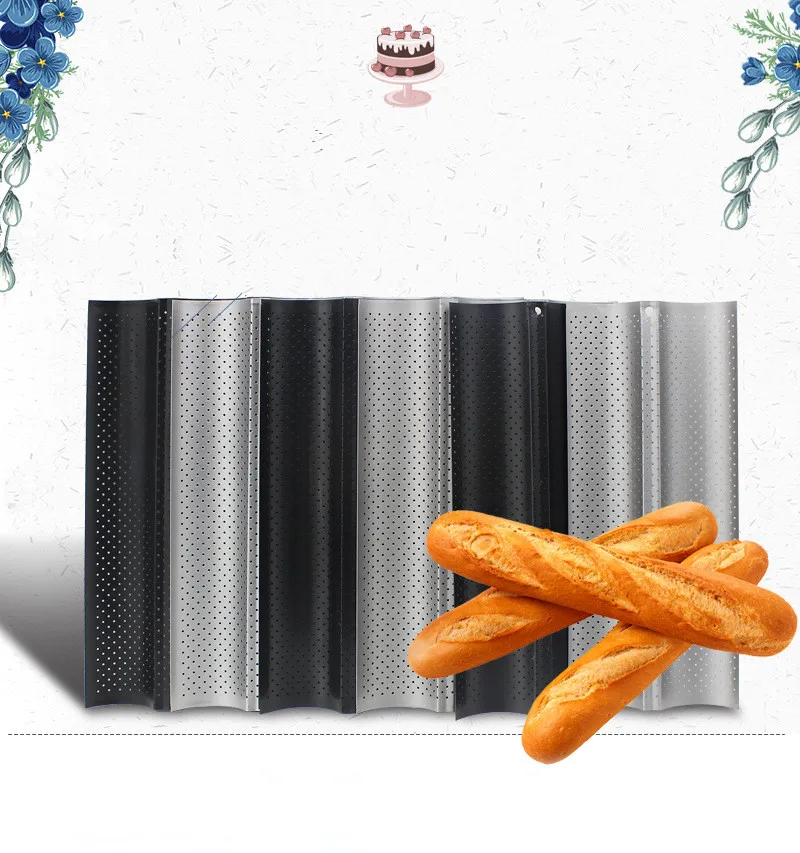 1 шт. антипригарная форма для хлеба перфорированная палочка французского багета