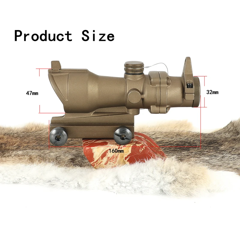 T eagle Trijicon 4x32 охотничьи прицелы для пистолета M416 сетка с 11 мм/20 мм Крепления прицел