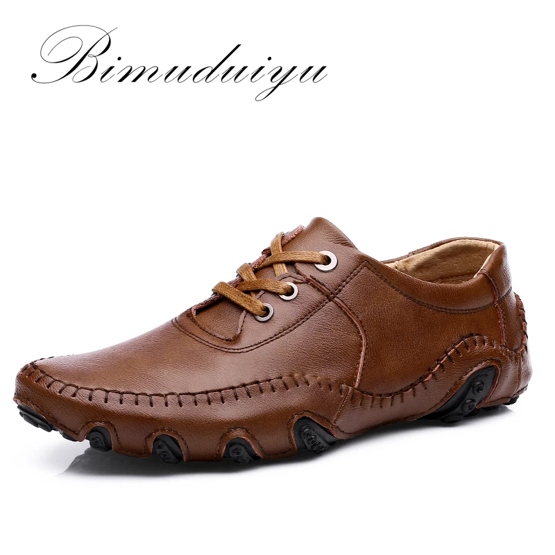 Обувь мужская для вождения из кожи осень/зима |