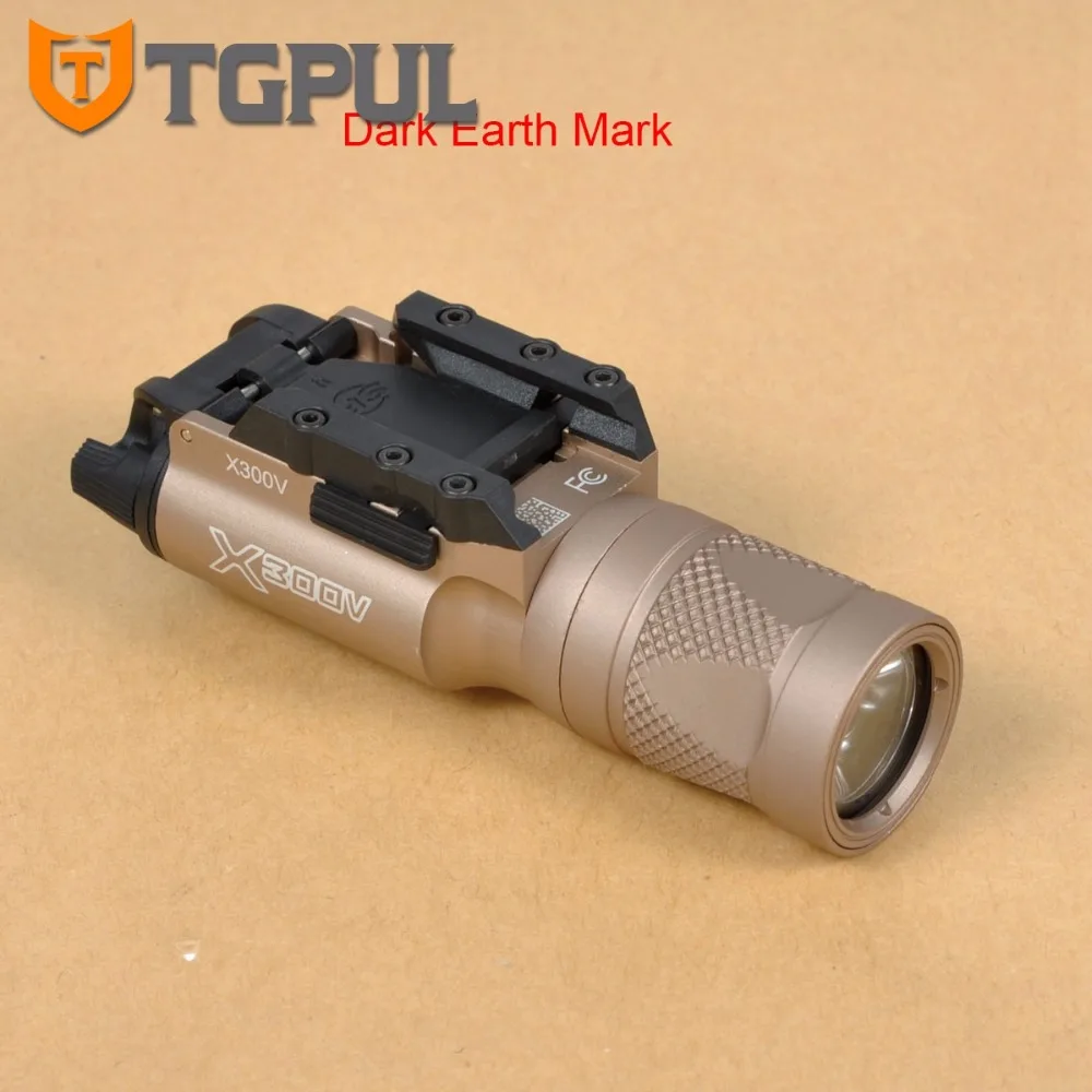 TGPUL Тактический X300V пистолет фонарик стробоскоп оружие Свет LED 500 люмен страйкбол