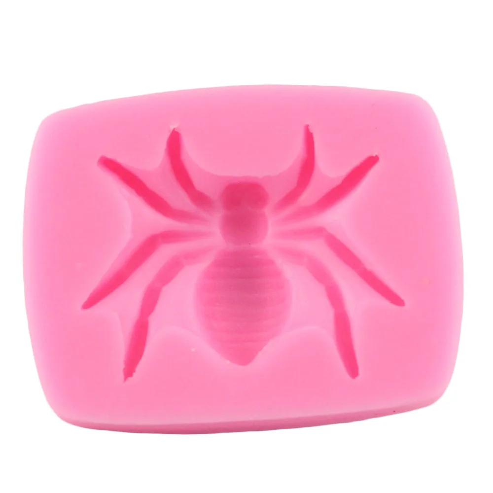 Силиконовая Форма Sugarcraft Spider форма для помадки инструменты украшения тортов