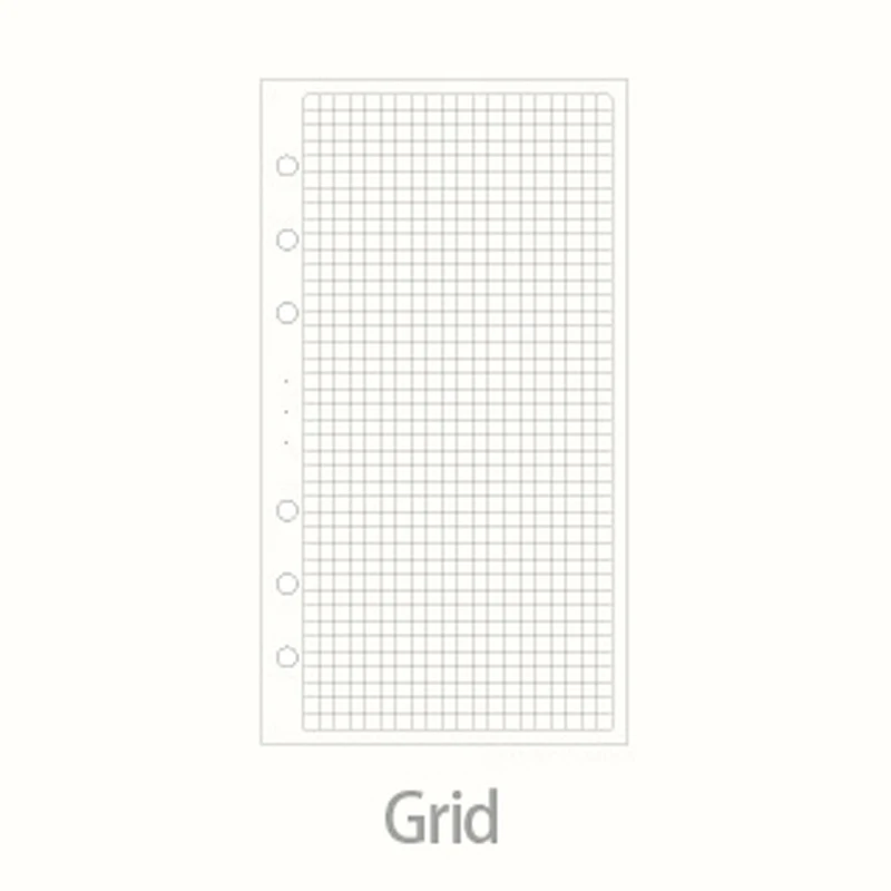 Grid Горячая А5 бизнес ручной работы Войлок планировщик вкладыш путешествия Обложка Блокнот Журнал-дневник защелкивающийся бандаж на пуговицах - Цвет: Grid