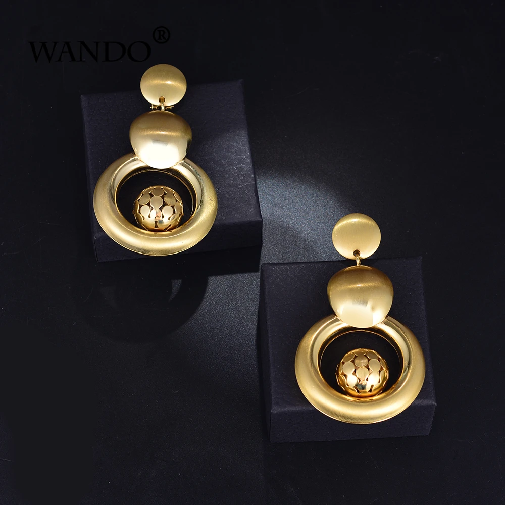 Женские Геометрические серьги WANDO длинные серьги-капельки в стиле панк-рок с