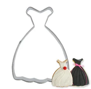 Dress B Cokytoop Llama формочки для печенья из нержавеющей стали Единорог Фламинго формы для печенья Пасхальный кролик детский душ вечерние кухонные инструменты для выпечки - Цвет: Dress B