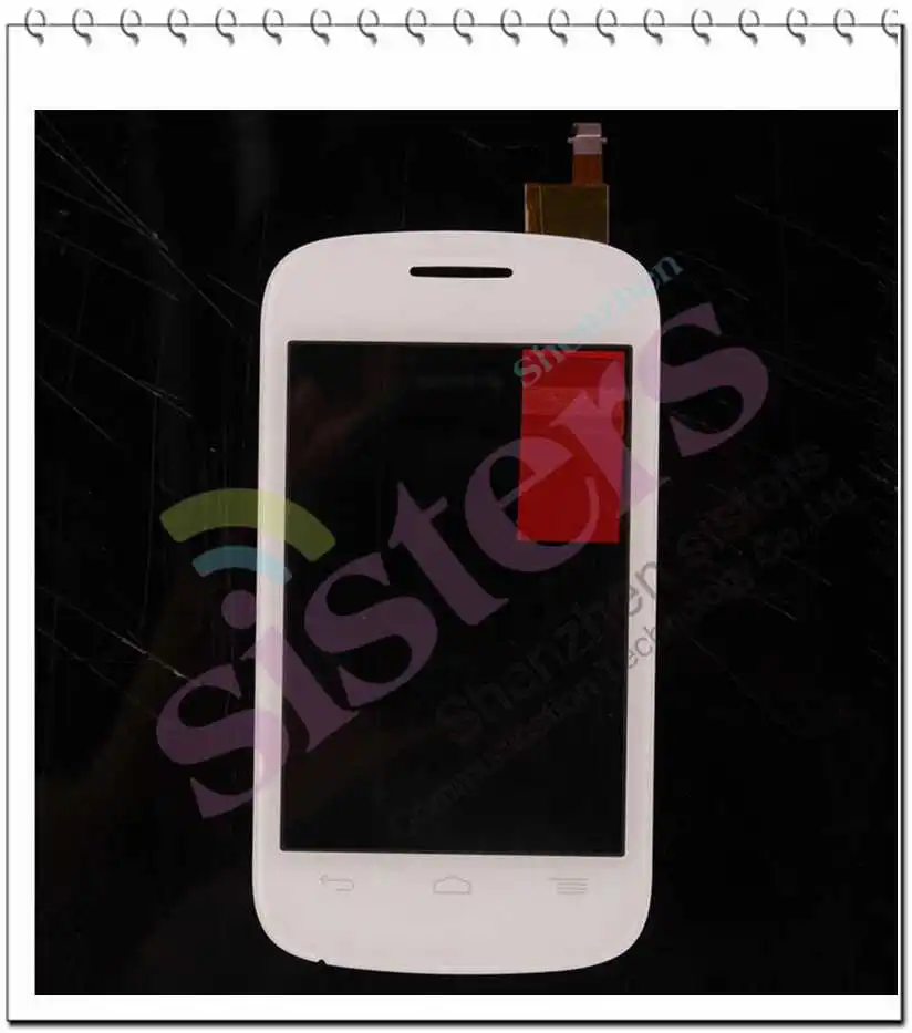 10 шт. черный/белый сенсорный экран дигитайзер для Alcatel One Touch Pop C1 4015 4016 4015X/N/D/A 4016A/4016D