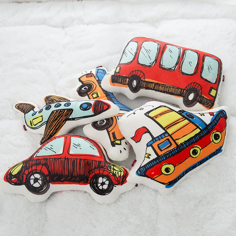 Подушка для автомобиля с рисунком животных Модная креативная Подарочная спальни