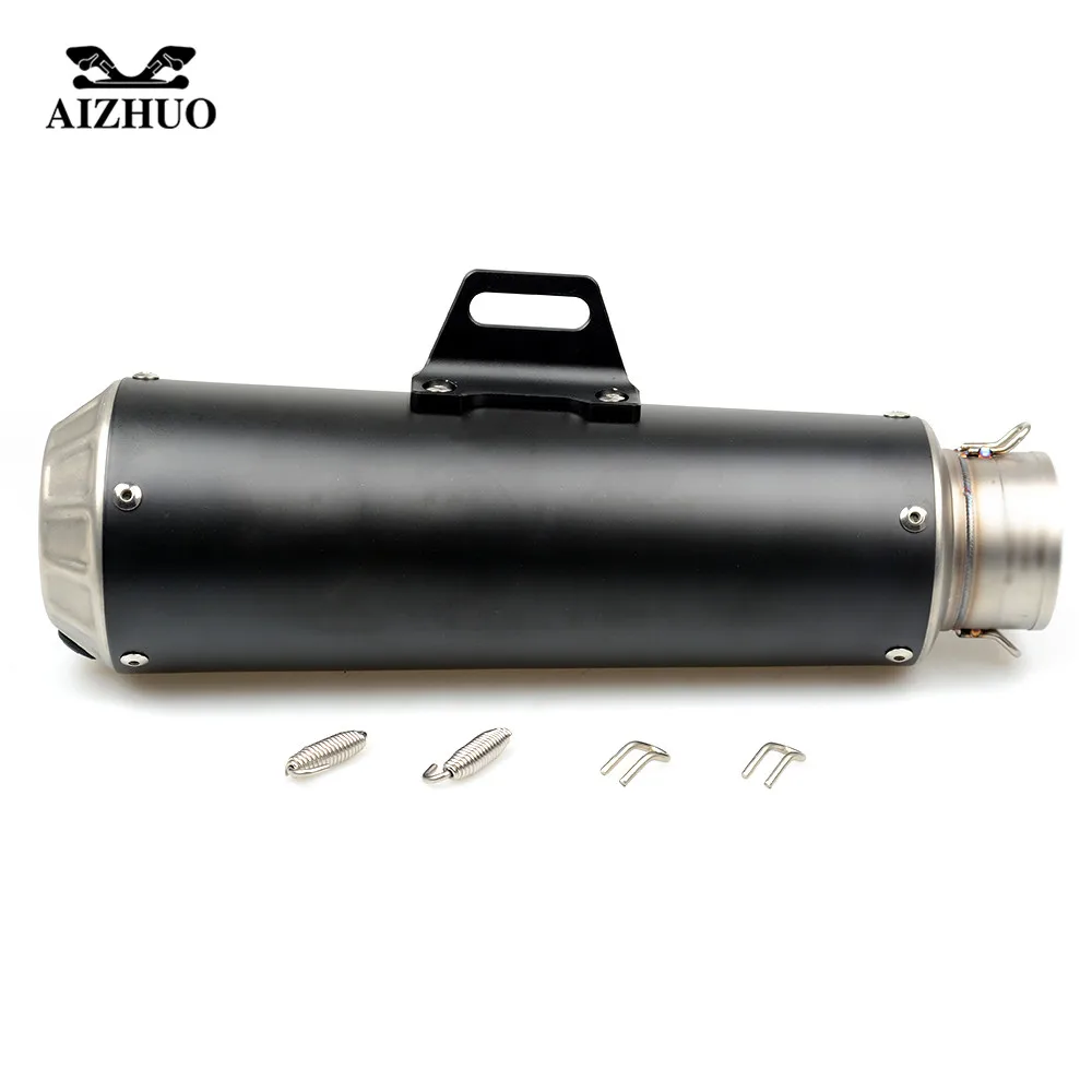 36 51 мм универсальный глушитель выхлопной трубы мотоцикла для kawasaki er6f z750 zzr 400 ninja 650