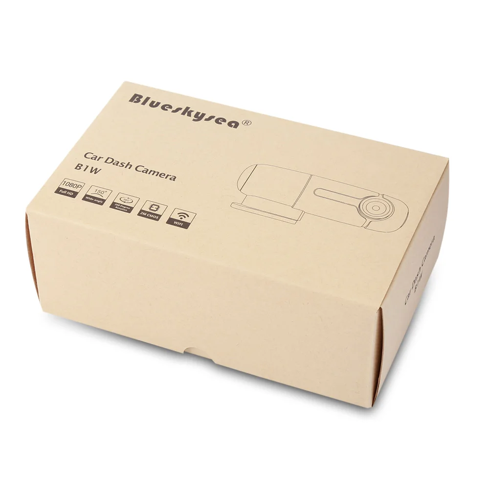 Blueskysea B1W 1080 P Видеорегистраторы для автомобилей/тире CameraMini Wi Fi регистраторы 360