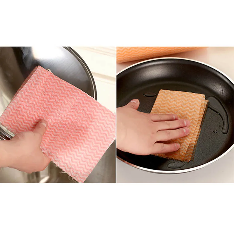1 рулон одноразовые нетканые ткани|wiping rag|kitchen cleaning clothcleaning cloth |