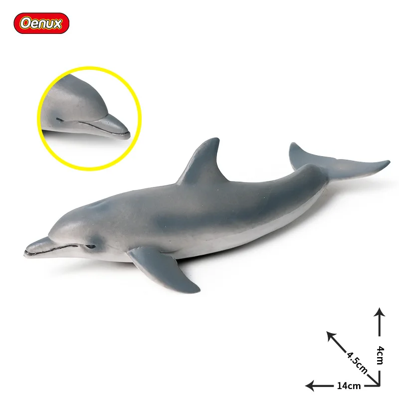 1pcs 14*4.5*4cm Cute Dolphin Marine animal realistic Plastic Lifelike toy model vivid lively children birthday gift | Игрушки и хобби