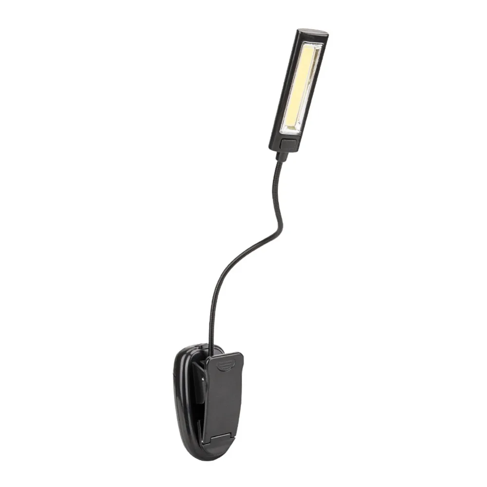 PANYUE мини COB LED Clip On Регулируемая лампа для чтения книг супер яркая Kindle Touch USB