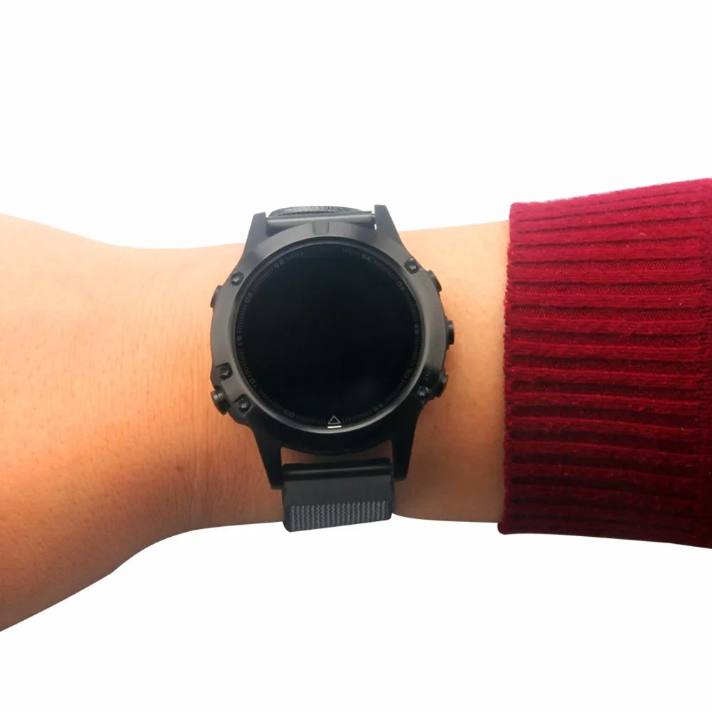 XBERSTAR Quick Release нейлон плетеный браслет на запястье ремешок для Garmin Fenix 5/Forerunner 935/подход S60 gps часы ремешки