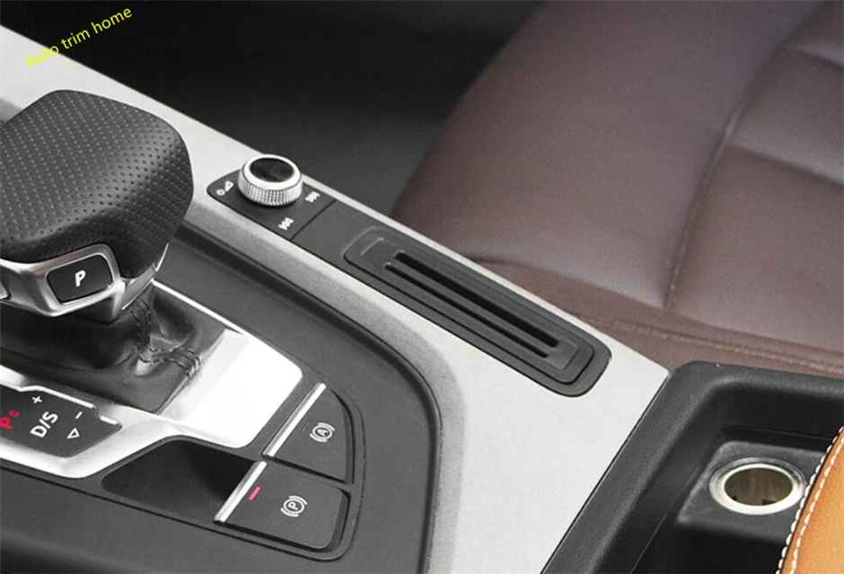 Lapetus центр управления карты хранения банк карты крышка подходит для Audi A4 B9 A5 Sedan Avant Allroad Quattro- авто аксессуар